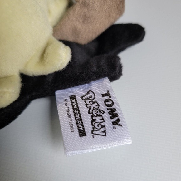 Pokemon Mimikyu Plush Yellow Black Ghost by Tomy Stuffed Toy - Picture 6 of 9